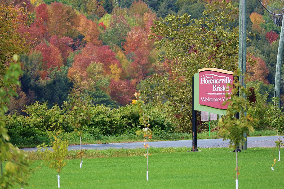 Picture of Florenceville-Bristol town sign