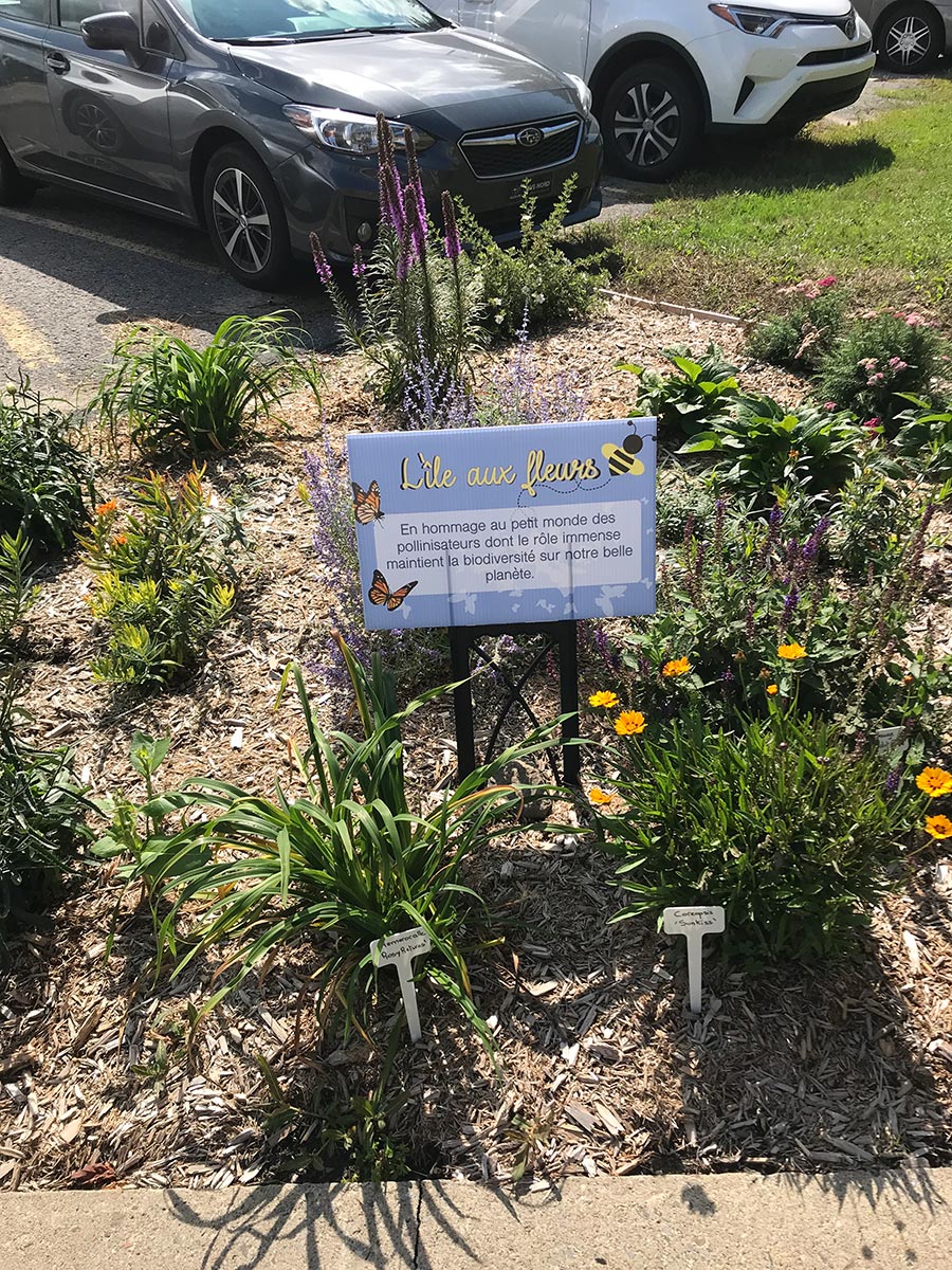Pollinator Garden sign