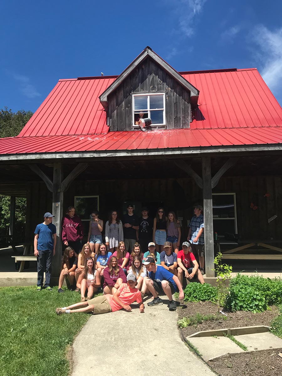 Students at Luther Marsh