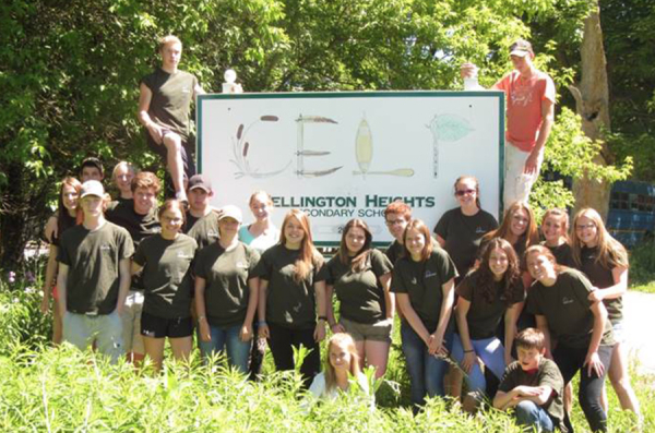 WCE students at Luther Marsh in Mount Forest, ON.